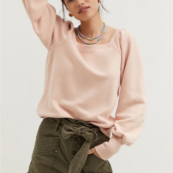 NWOT Rebecca Minkoff Square Neck Sweatshirt - Picture 3 of 8